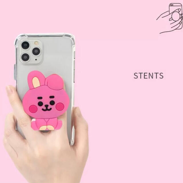 防弾少年団(BTS)(ボウダンショウネンダン)の【ちはる様専用】★BT21★スマホグリップ &ステッカー スマホ/家電/カメラのスマホアクセサリー(その他)の商品写真