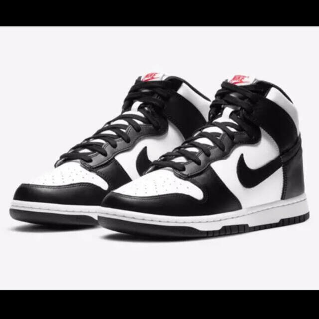 NIKE(ナイキ)のNIKE DUNK ダンク black and white high27.5cm メンズの靴/シューズ(スニーカー)の商品写真