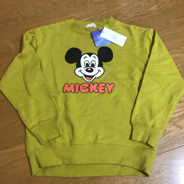 Disney(ディズニー)の新品未使用トレーナー　ミッキー　ディズニー キッズ/ベビー/マタニティのキッズ服男の子用(90cm~)(Tシャツ/カットソー)の商品写真