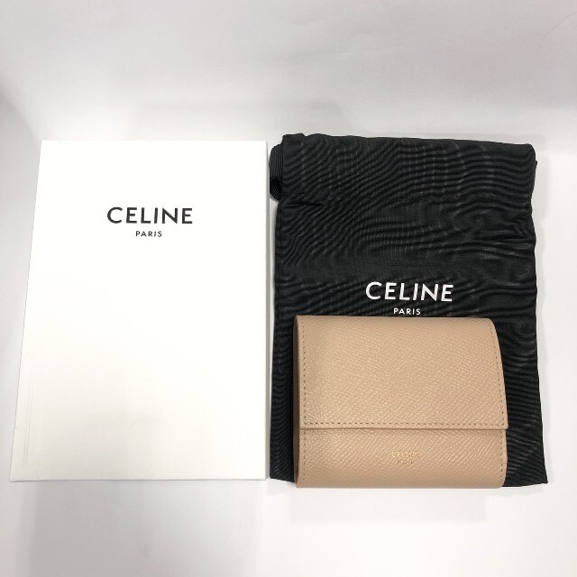 未使用激安】CELINE セリーヌ トリフォールド ウォレット 三つ折り財布