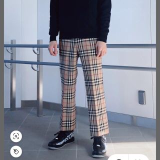 バーバリー(BURBERRY)のBURBERRY LONDON チェックパンツ(チノパン)