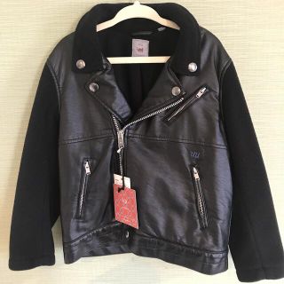 アンダーカバー(UNDERCOVER)の新品🌺ユニクロ×アンダーカバー💐キッズ　ライダースジャケット🌺子供　キッズ(ジャケット/上着)