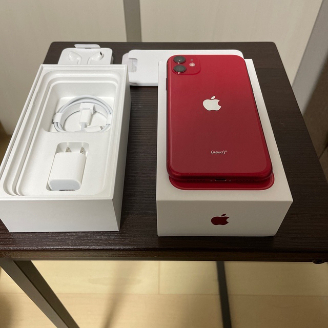 iPhone 11 128GB - (PRODUCT)Red SIMフリー - スマートフォン本体