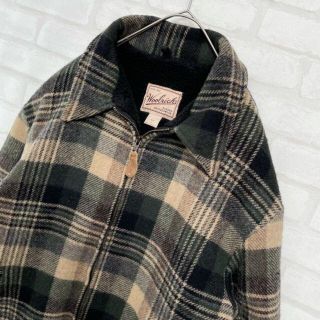 D2189 WoolRich チェックウールジャケット オーバーサイズ