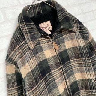 D2189 WoolRich チェックウールジャケット オーバーサイズ