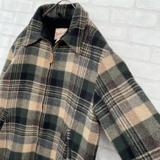 D2189 WoolRich チェックウールジャケット オーバーサイズ