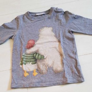 モンクレール(MONCLER)の人気　MONCLER　ロンT カットソー　クマ　グレー(Tシャツ/カットソー)