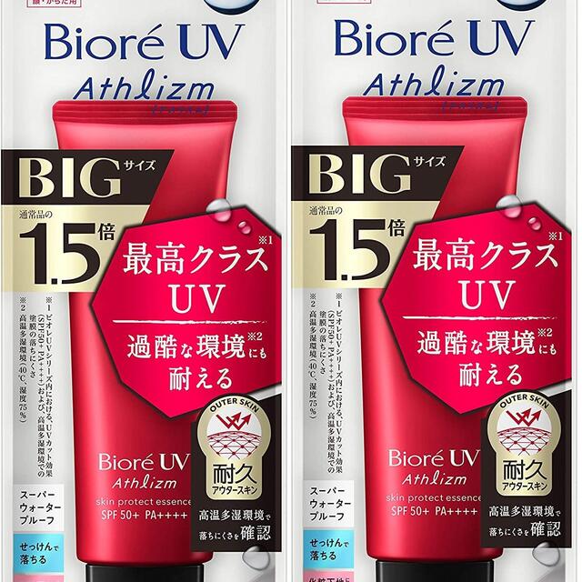 【BIG】 ビオレ UV アスリズム スキンプロテクト 40℃ 105g ｘ4個