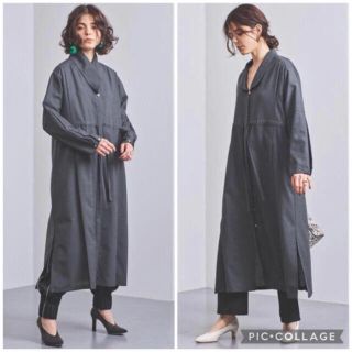 ユナイテッドアローズ(UNITED ARROWS)のELIN エリン スタンドカラー ワンピース(ロングワンピース/マキシワンピース)