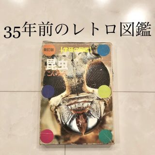 #5 学研の図鑑　昆虫の図鑑　レトロ　ビンテージ　コレクション　小学館の学習百貨