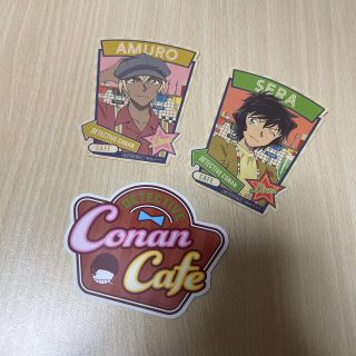 名探偵コナン コナンカフェ 100巻記念 特典ステッカー シール(キャラクターグッズ)