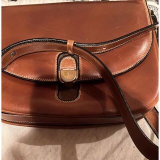 バリー(Bally)の【Vintage】BALLY ショルダーバッグ　ベージュ(ショルダーバッグ)