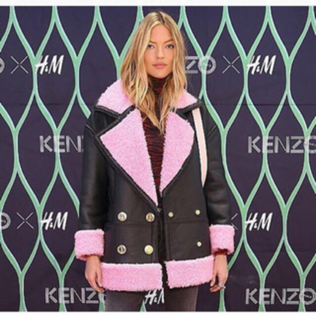 KENZO(ケンゾー)のあん様専用H&M×KENZOレザージャケットMサイズ メンズのジャケット/アウター(レザージャケット)の商品写真