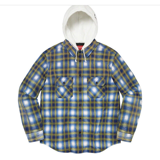 Supreme Hooded Flannel Zip Up Shirt★ W5Mto0eGIZ - iberoamericasocial.com