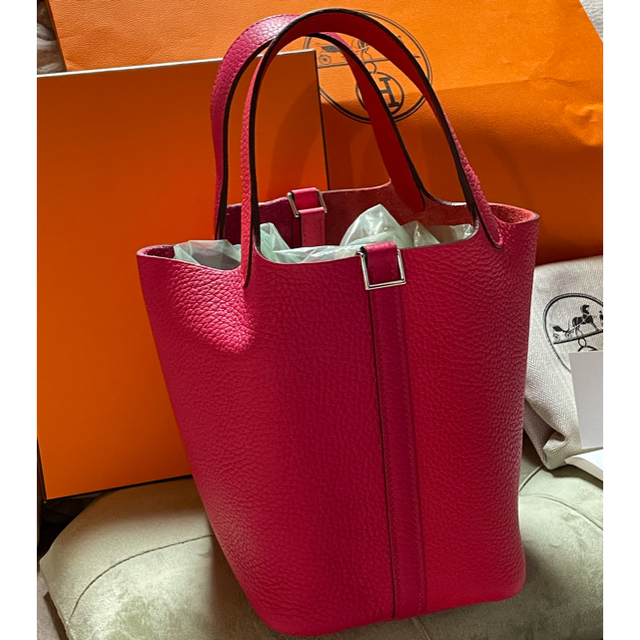 安い ⭐︎ほぼ新品⭐︎HERMESエルメス ピコタンロックPM ローズアザレ ...