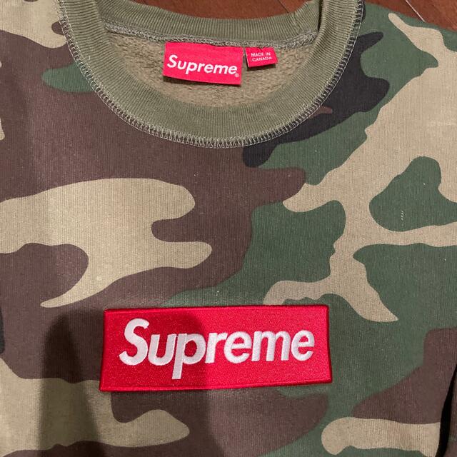 supreme 2015aw boxlogo crew neck