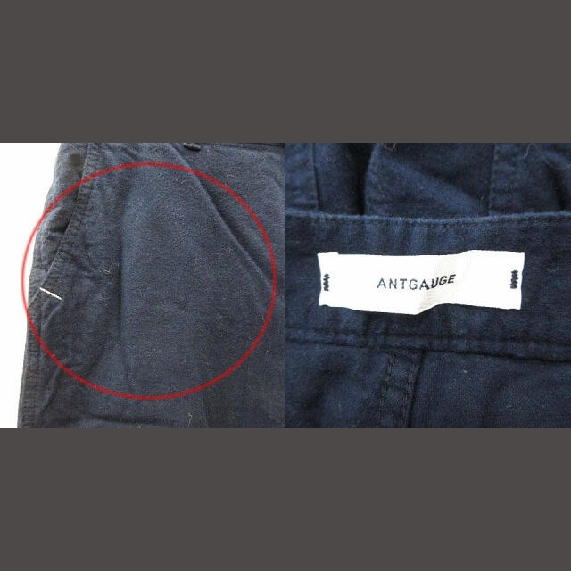 Antgauge(アントゲージ)のアントゲージ Antgauge テーパードパンツ S 紺 ネイビー /YK レディースのパンツ(その他)の商品写真