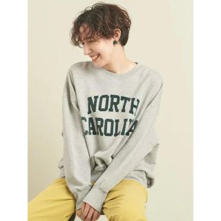 ビューティアンドユースユナイテッドアローズ(BEAUTY&YOUTH UNITED ARROWS)のBEAUTY & YOUTH カレッジプリントスウェットプルオーバー(トレーナー/スウェット)