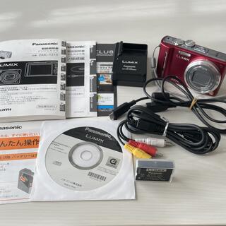 パナソニック(Panasonic)の【付属品全て】LUMIX DMC-TZ10 レッド　(コンパクトデジタルカメラ)