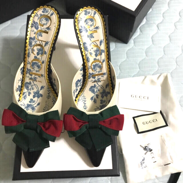 人気スポー新作 Gucci 新品 グッチ パンプス 37 - ハイヒール+パンプス