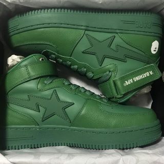 アベイシングエイプ(A BATHING APE)の26.5cm BAPE STA™ MID Green"  新品未使用(スニーカー)