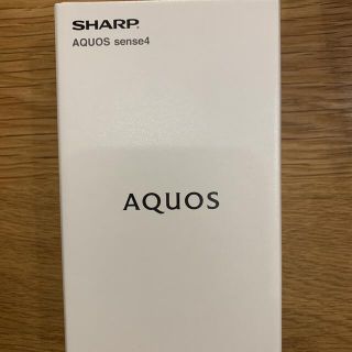 SHARP AQUOS sense4  SH-M15 ブラック(スマートフォン本体)