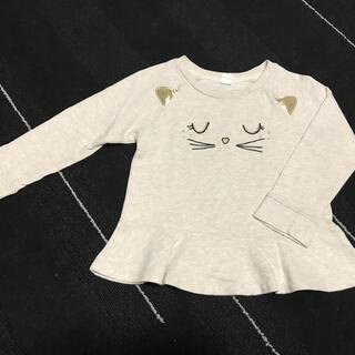 ベビーギャップ(babyGAP)の【baby GAP】可愛い　猫ちゃん　トレーナー　100〜105サイズ(Tシャツ/カットソー)