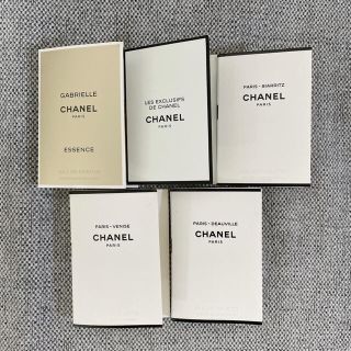 シャネル(CHANEL)のシャネル 5種類 香水 サンプルセット 新品　1.5ml(香水(女性用))