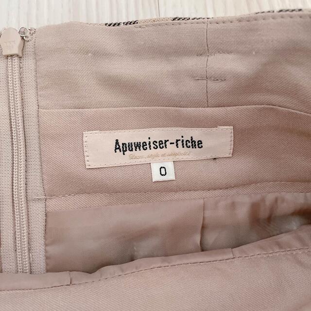 美品 Apuweiser-riche チェック スカート 5