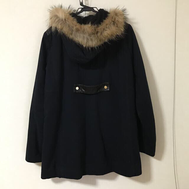 maje(マージュ)のmaje coat raccoon fur law leather FR40 L レディースのジャケット/アウター(毛皮/ファーコート)の商品写真