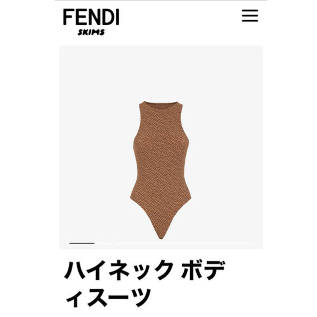 fendi skims ハイネックボディスーツ