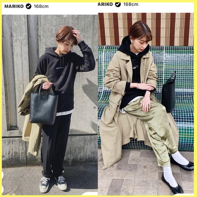 agnes b.(アニエスベー)のagnes b. HOODED PARKA WITH LOGO レディースのトップス(パーカー)の商品写真