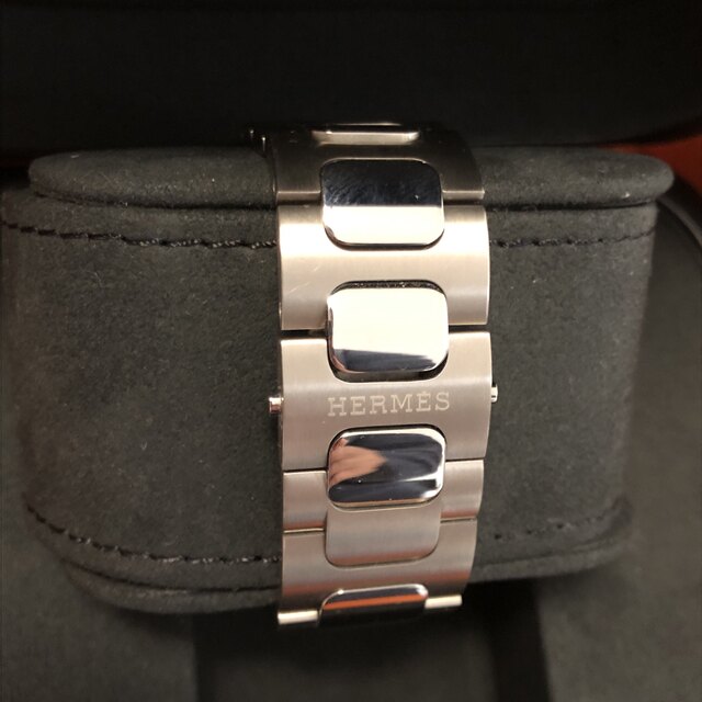 Hermes(エルメス)の洋梨さま専用　エルメス腕時計 H08 39×39mm（中古・極美品） メンズの時計(腕時計(アナログ))の商品写真