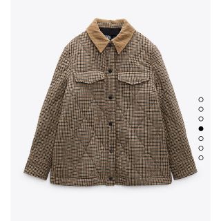 ZARAｷﾙﾃｨﾝｸﾞ加工ﾁｪｯｸ柄ｼｬﾂｼﾞｬｹｯﾄ