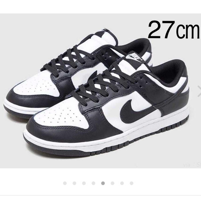 NIKE ウィメンズ ダンク ロー パンダ ホワイト ブラック 限定一足-
