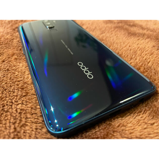 OPPO(オッポ)の【美品！楽天モバイル　OPPO A5 2020　グリーン】 スマホ/家電/カメラのスマートフォン/携帯電話(スマートフォン本体)の商品写真