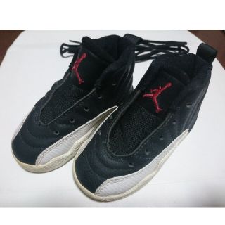 ナイキ(NIKE)のナイキ ベビージョーダン12黒白オリジナル箱なし中古97年製(スニーカー)