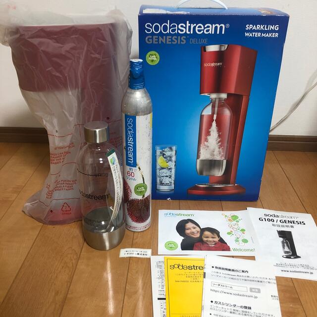 sodastream genesis deluxe @ ソーダストリーム インテリア/住まい/日用品のキッチン/食器(その他)の商品写真