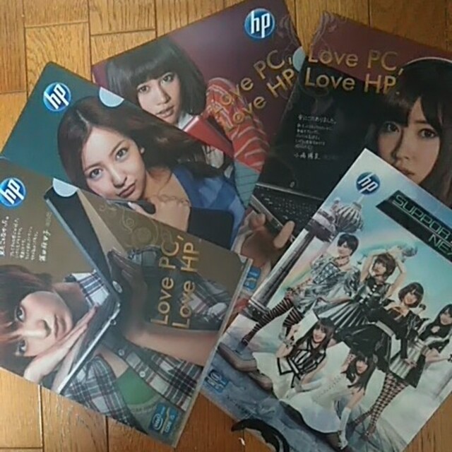 超～珍品の非売品です(*^^*)　hpコラボ　AKB48 クリアファイルタレントグッズ