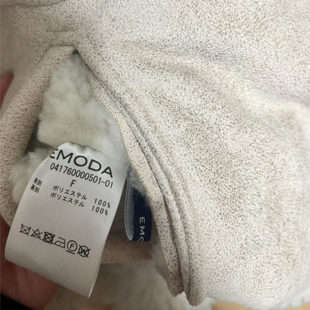 EMODA(エモダ)の【美品】EMODA ボアコート プードルコート フリーsize レディースのジャケット/アウター(その他)の商品写真