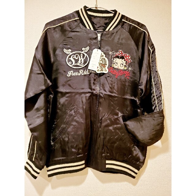SKULL WORKS×Bettyホットロッド ベティー スカジャンM SKULL WORKS×Bettyホットロッド ベティー スカジャンM