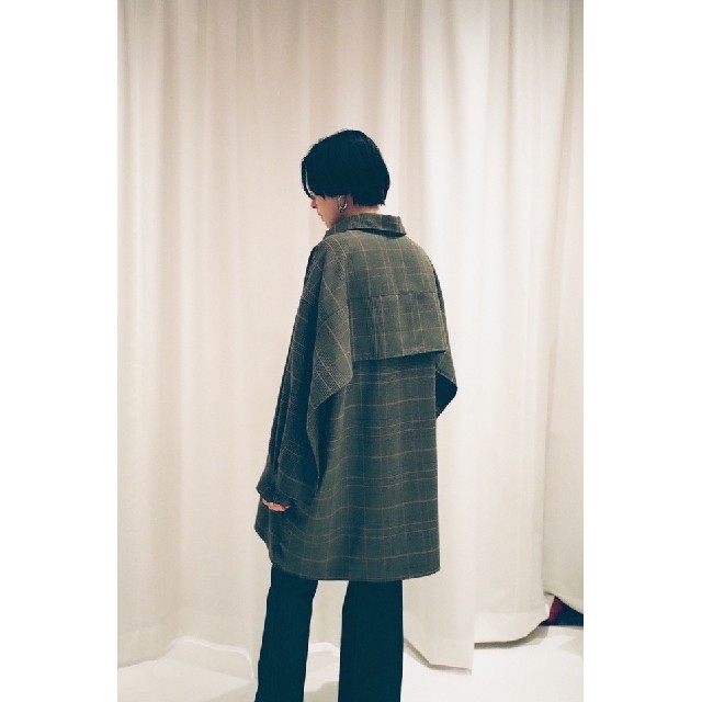 STUDIOUS(ステュディオス)の【新品】CLANE クラネ / BACK FRILL CHECK SHIRTS レディースのトップス(シャツ/ブラウス(長袖/七分))の商品写真