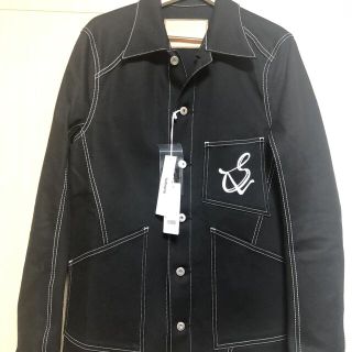 ヨウジヤマモト(Yohji Yamamoto)のSulvam★21ss デニムジャケット　ブラック(Gジャン/デニムジャケット)