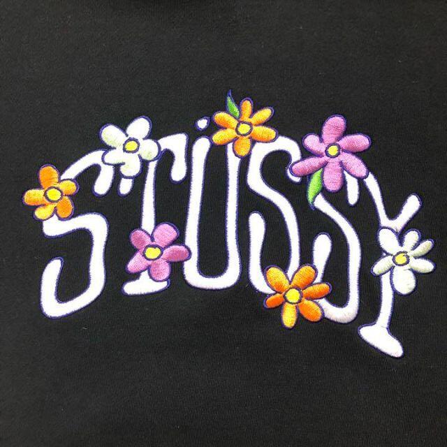 STUSSY   即完売品STUSSY ステューシー 花柄 刺繍ロゴ 入手困難