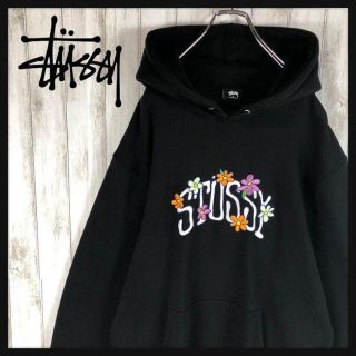 STUSSY - 【即完売品】STUSSY ステューシー 花柄 刺繍ロゴ 入手困難