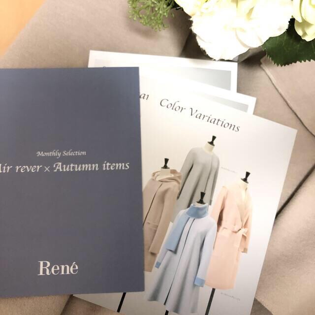 美品▫️Rene 34༚’18年❁.*･ﾟグレージュ系❁.マフラー❁.*コ－ト 2