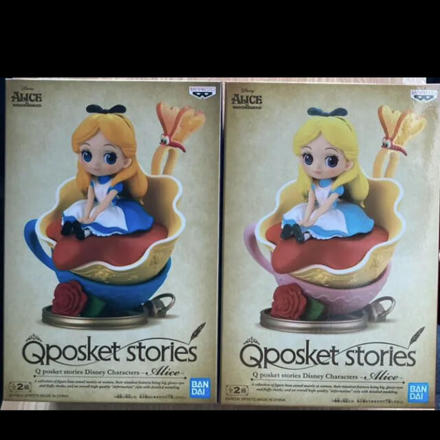 Disney(ディズニー)のディズニー Qposket stories フィギュア 2種セット エンタメ/ホビーのフィギュア(アニメ/ゲーム)の商品写真