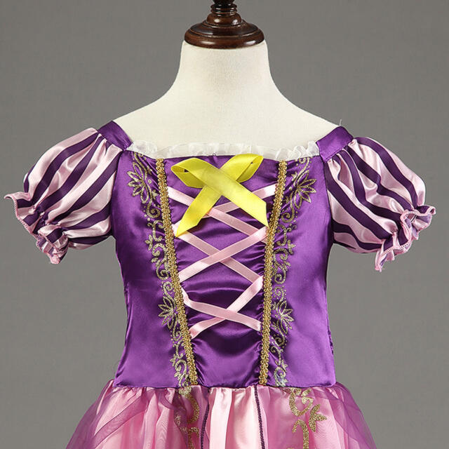 お姫様♡》ラプンツェル風 ドレス カチューシャ付 120cm☆ omanfact.com
