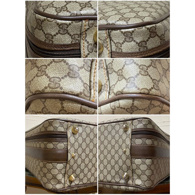 Gucci - 80'S OLD GUCCI シェリーライン スーツケース キャンバス