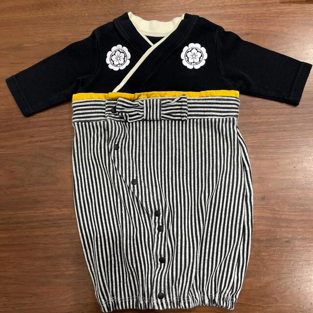 ベルメゾン(ベルメゾン)の袴風　ツーウェイオール キッズ/ベビー/マタニティのベビー服(~85cm)(カバーオール)の商品写真
